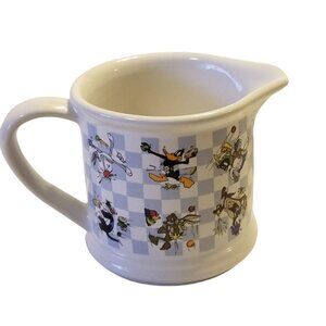 Six Flags-Looney Tunes Food Fight Ceramic Creamer 1995 Vintage